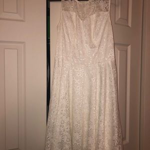 White Short Formal Dress